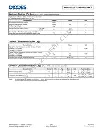 MBRF10200CT-LJ Datasheet Page 2