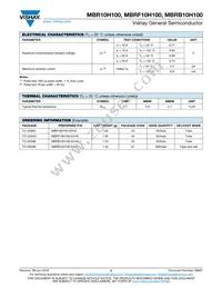 MBRF10H150CT-E3/45 Datasheet Page 2
