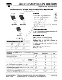 MBRF10H150CT1E3/45 Cover