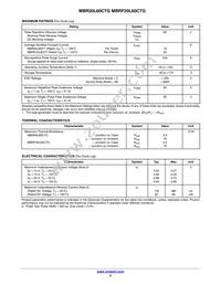 MBRF20L60CTG Datasheet Page 2