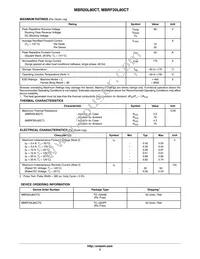 MBRF20L80CTG Datasheet Page 2