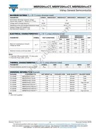 MBRF25H50CTHE3/45 Datasheet Page 2