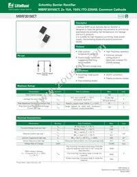 MBRF30150CT Datasheet Cover