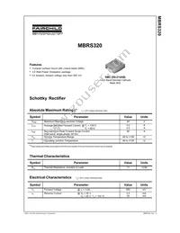 MBRS320 Datasheet Page 2