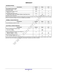 MBRS4201PT3G Datasheet Page 2