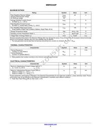 MBRS540PT3G Datasheet Page 2