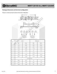 MBRT120200R Datasheet Page 3