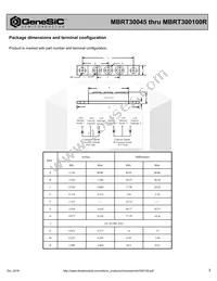 MBRT30080R Datasheet Page 3
