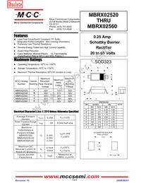 MBRX02560-TP Datasheet Cover