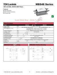 MBS4850 Datasheet Cover