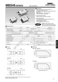 MBS4850S Datasheet Cover