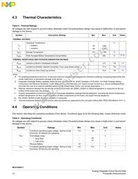 MC07XS6517EKR2 Datasheet Page 12