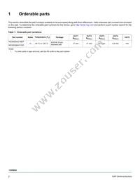 MC08XS6421BEK Datasheet Page 2