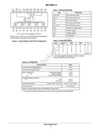 MC100EL14DWR2G Datasheet Page 3