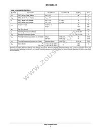 MC100EL14DWR2G Datasheet Page 4