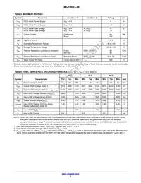 MC100EL38DWR2 Datasheet Page 3