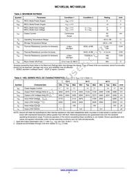 MC100EL58MNR4G Datasheet Page 3