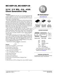 MC100EP139MNTXG Datasheet Cover