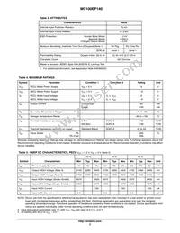MC100EP140DR2G Datasheet Page 3