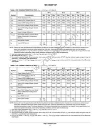 MC100EP16FDTR2G Datasheet Page 4