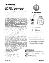 MC100EP196FAR2 Datasheet Cover
