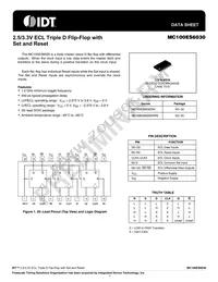 MC100ES6030EG Datasheet Cover