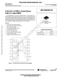 MC100ES6130DT Datasheet Cover