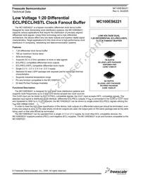 MC100ES6221TB Datasheet Cover