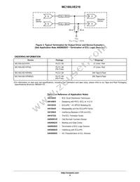 MC100LVE210FNR2G Datasheet Page 6
