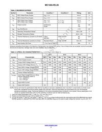 MC100LVEL39DWG Datasheet Page 3