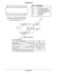 MC100LVEL40DWR2G Datasheet Page 2