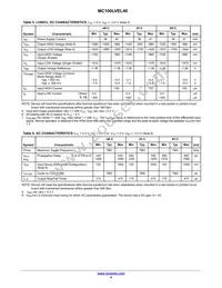 MC100LVEL40DWR2G Datasheet Page 4