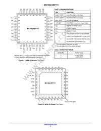 MC100LVEP111MNRG Datasheet Page 2