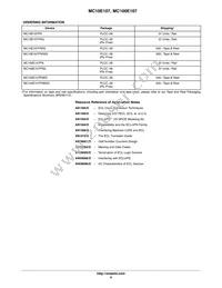 MC10E107FNR2G Datasheet Page 6