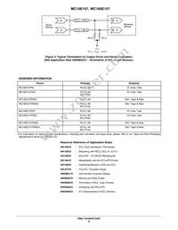 MC10E157FNR2G Datasheet Page 6