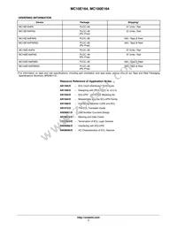 MC10E164FNR2G Datasheet Page 7