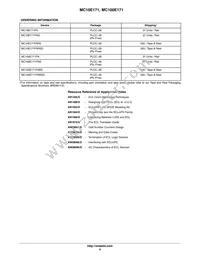 MC10E171FNR2G Datasheet Page 6