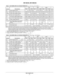 MC10E445FNR2G Datasheet Page 5