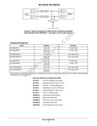MC10E445FNR2G Datasheet Page 11