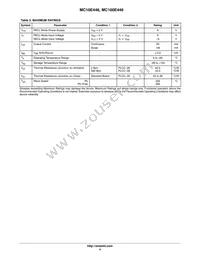 MC10E446FNR2G Datasheet Page 4