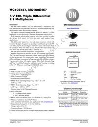 MC10E457FNR2G Datasheet Cover