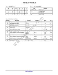 MC10EL05DTR2G Datasheet Page 2