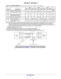 MC10EL11DTR2G Datasheet Page 5