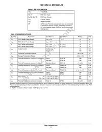 MC10EL12DTR2G Datasheet Page 2