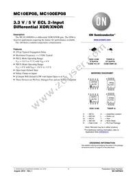 MC10EP08DTR2G Datasheet Cover
