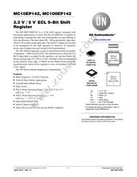 MC10EP142MNR4G Datasheet Cover