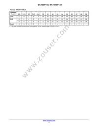 MC10EP142MNR4G Datasheet Page 3