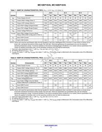 MC10EP16VAMNR4G Datasheet Page 5
