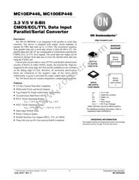 MC10EP446MNR4G Datasheet Cover