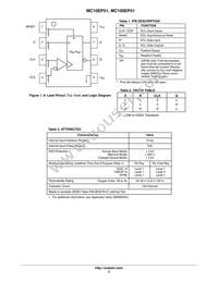 MC10EP51MNR4G Datasheet Page 2